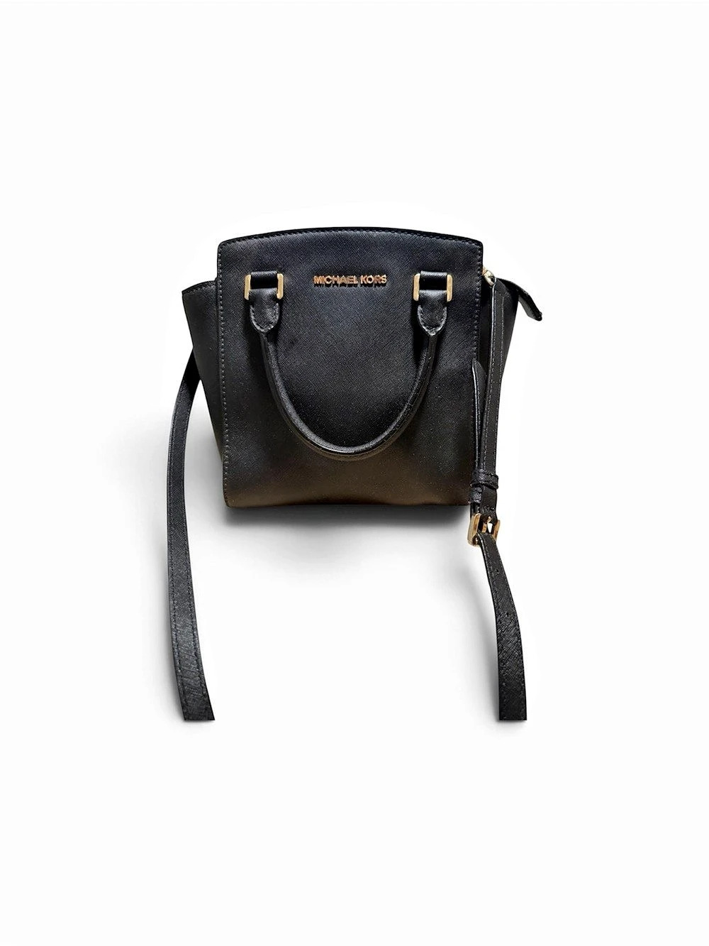 Michael Kors Selma Medium Saffiano Leather Messenger Bag